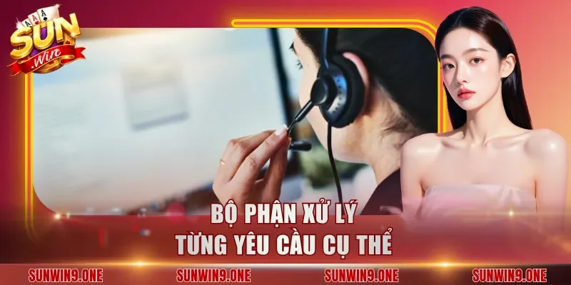Bộ phận xử lý từng yêu cầu cụ thể