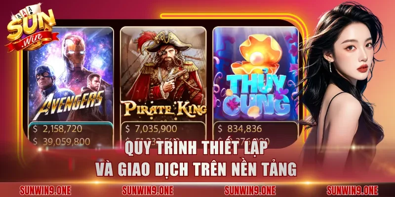 Quy trình thiết lập và giao dịch trên nền tảng